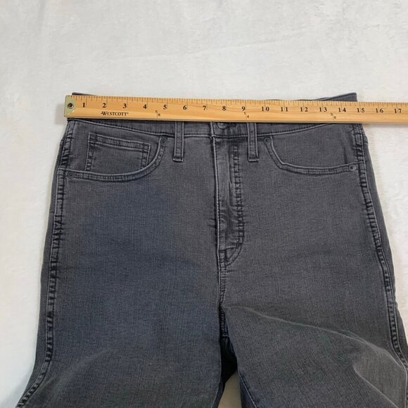 Madewell Stovepipe Banberry raw hem skinny stretch denim jeans pants - Picture 9 of 12